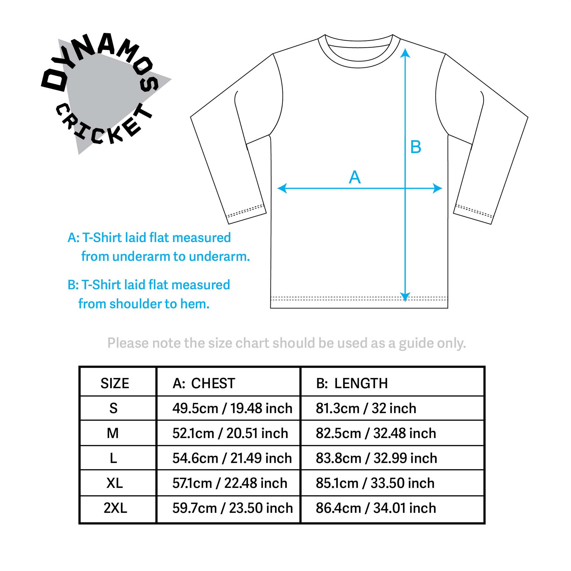 Dynamos Cricket Men's Activator Long Sleeve T-Shirt