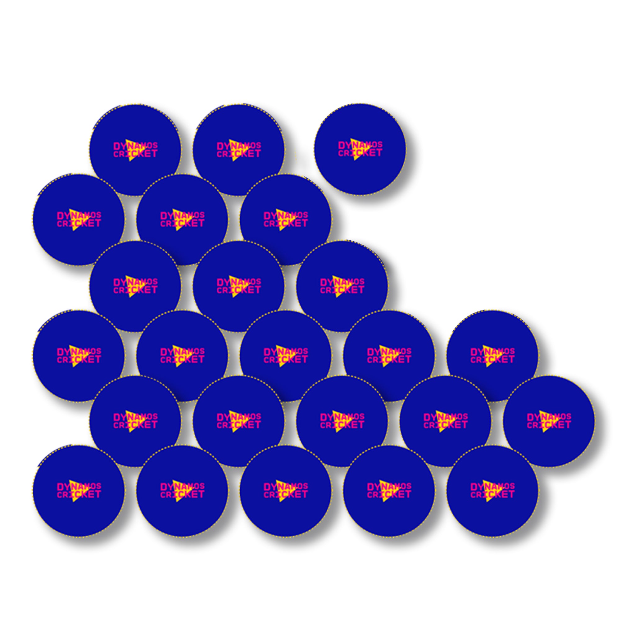 Dynamos Cricket Blue PVC Wind Balls - Pack of 24