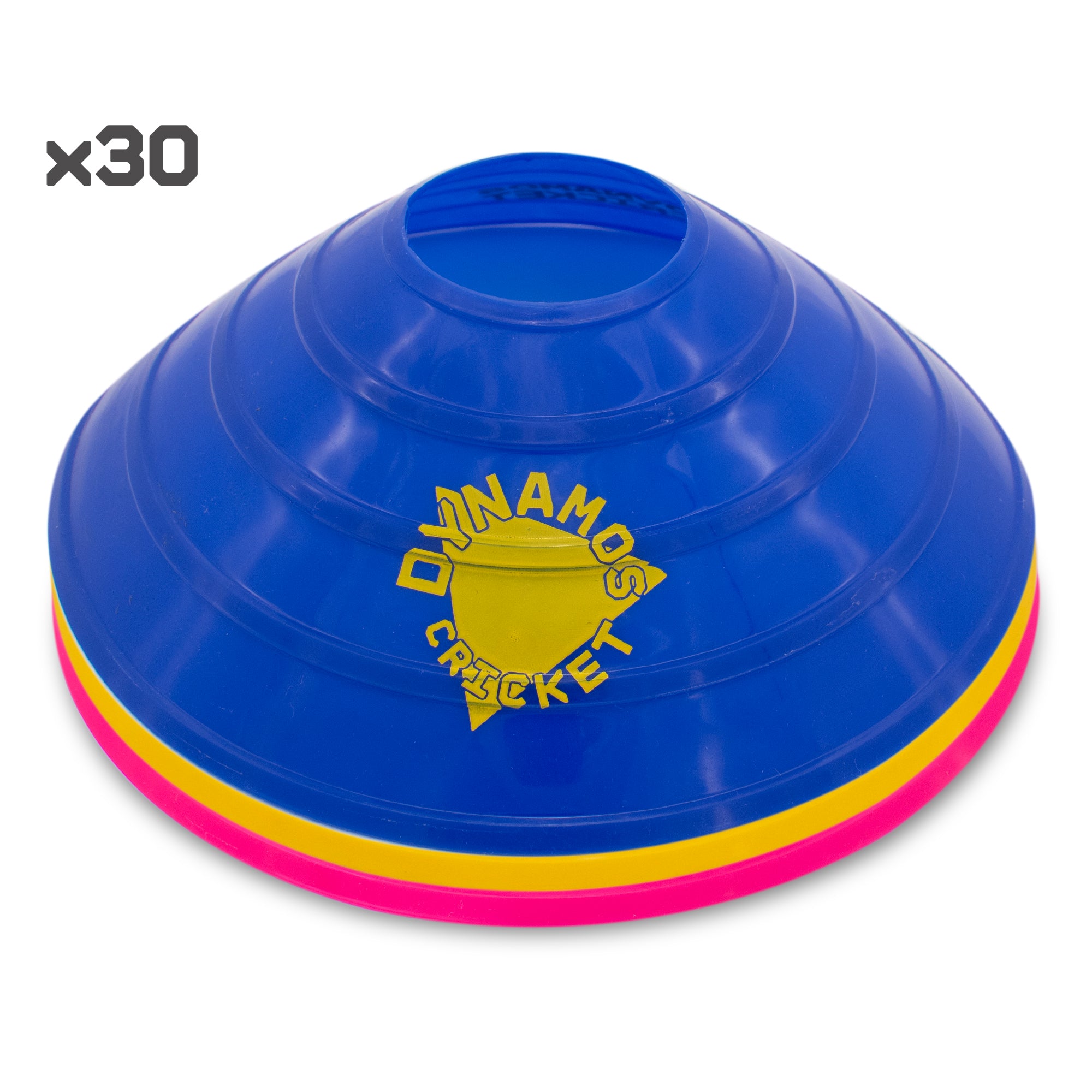 Dynamos Cricket Training Cones - Pack of 30