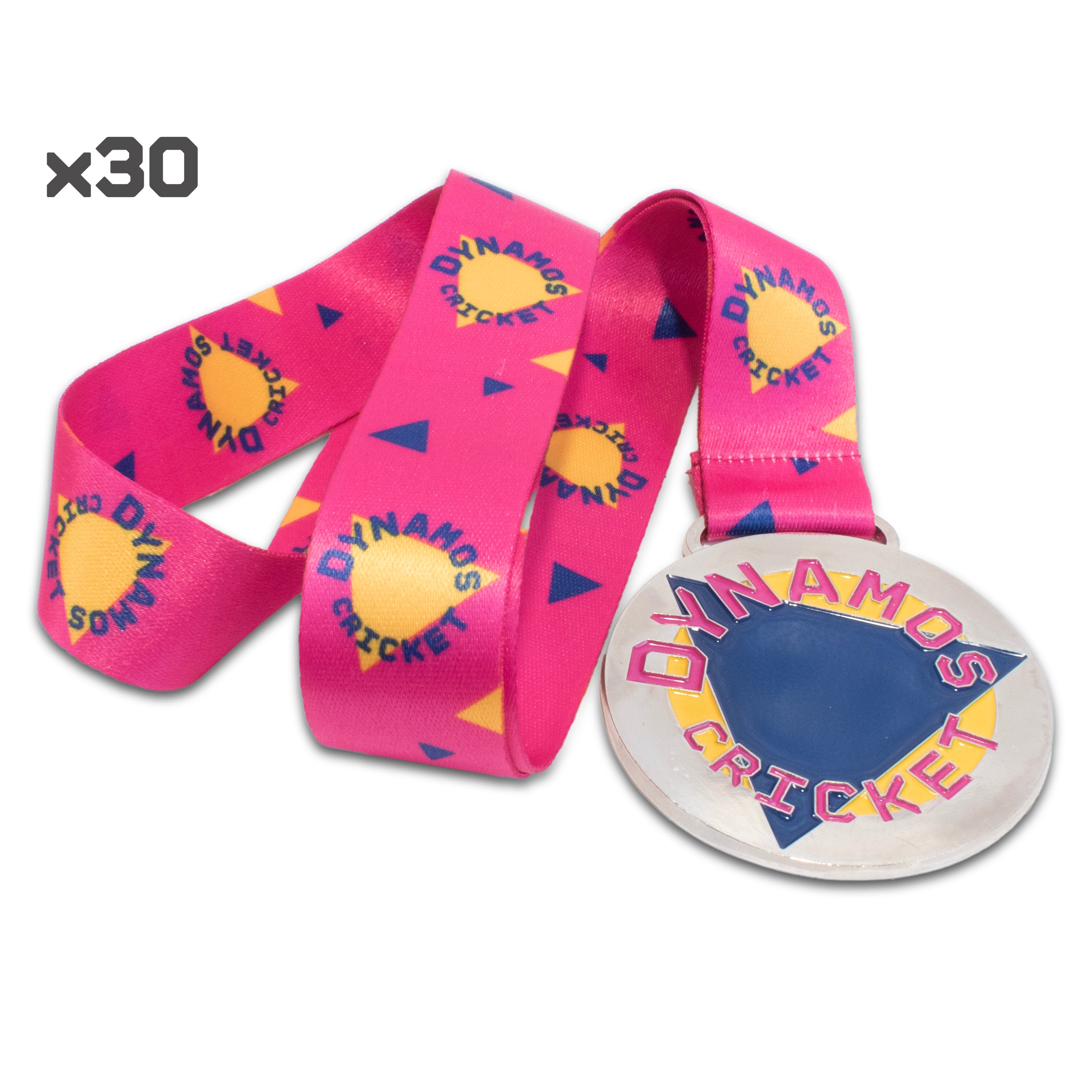 Dynamos Cricket Medal - Pack of 30