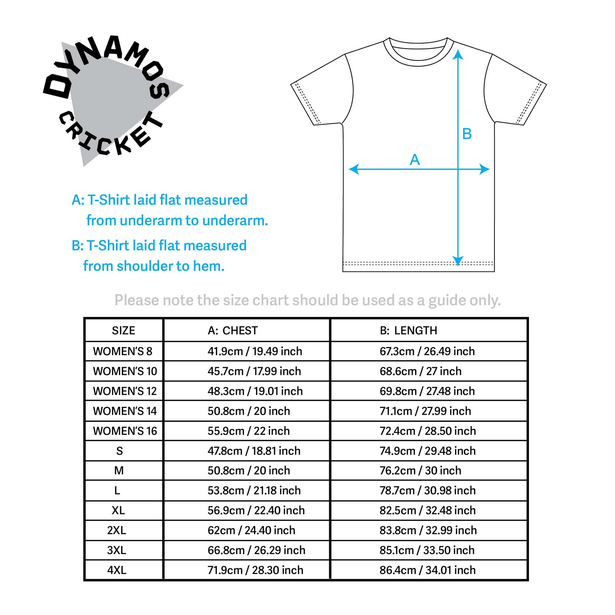 Dynamos Cricket Men's New Balance Activator T-Shirt